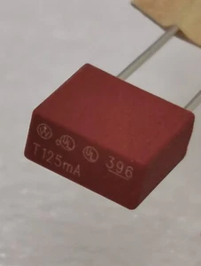 39601250000 Littelfuse Fuse 125 mA 125V Time Delay Radial Leaded - Picture 1 of 2