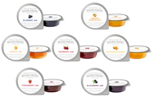 BULK LOT 140 x 14g Beerenberg Mixed Jams Apricot, Marmalade, Honey, Blackberry, - Bild 1 von 1