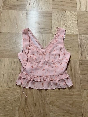 Lush Sleeveless Pink top size LARGE - Image 1 of 4