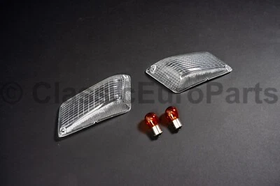 Juego de lentes de luz intermitente euro transparente para BMW E9 2.5 2800 3.0 CS CSi Foto 1 de 4
