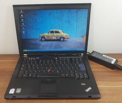 Business Lenovo Thinkpad T61 Intel T7300 2x2GHz 2GB/160GB DVD Wlan Firewire - Bild 1 von 4