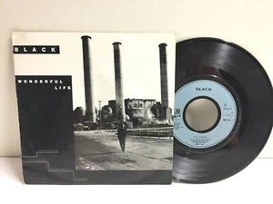 VINTAGE PLATTENSPIELER VON 1987 BLACK WONDERFUL LIFE 45rpm 7" HIFI - Bild 1 von 2