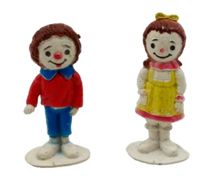 Jack & Jill Raggedy Ann & Raggedy Andy Figures by Diener (1970's) Rare - Picture 1 of 6
