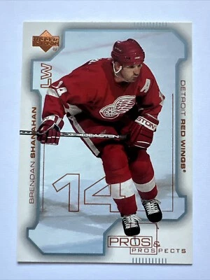 00/01 UPPER DECK PROS & PROSPECTS BASE Hockey NHL Brendan Shanahan Card #30 - Image 1 of 3