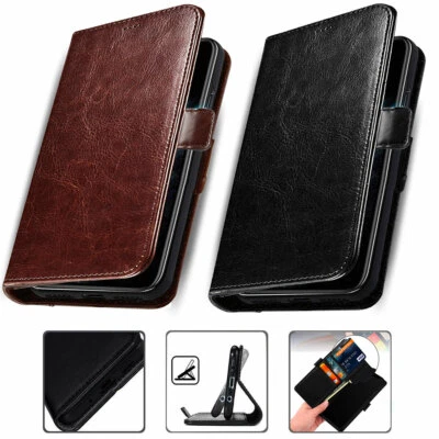 For Samsung Galaxy Note10 Note20 Ultra Note8 9 PU Leather Card Pocket Case Cover - Image 1 of 4