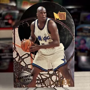 1995-96 Fleer Shaquille O'Neal RARE Maximum Metal Foil DieCut SSP HOF ⭐️ MINT - Picture 1 of 2