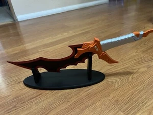Solo Leveling Knight Killer Dagger Metal With Wood Stand 1:1 Full Side Metal 22" - Picture 1 of 10