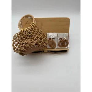 Sweetitude Handtasche und Rattan Ohrringe bezaubernd! - Bild 1 von 6