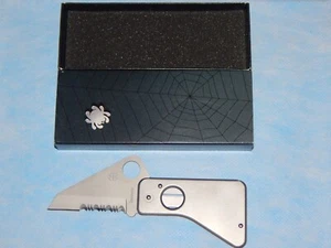 Spyderco SC01PS Spyder Card Folding Knife Japan 2002 - Picture 1 of 7