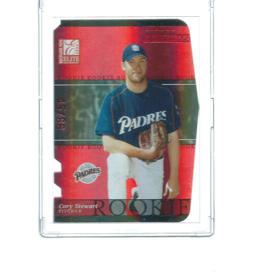 2003 DONRUSS ELITE STATUS EXTRA EDITION CORY STEWART DIE-CUT ROOKIE #22 45/66 - Image 1 of 1