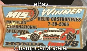 2006 Honda Indy V8 IRL Pin Michigan MIS Helio Castroneves Marlboro Penske Win - Picture 1 of 7