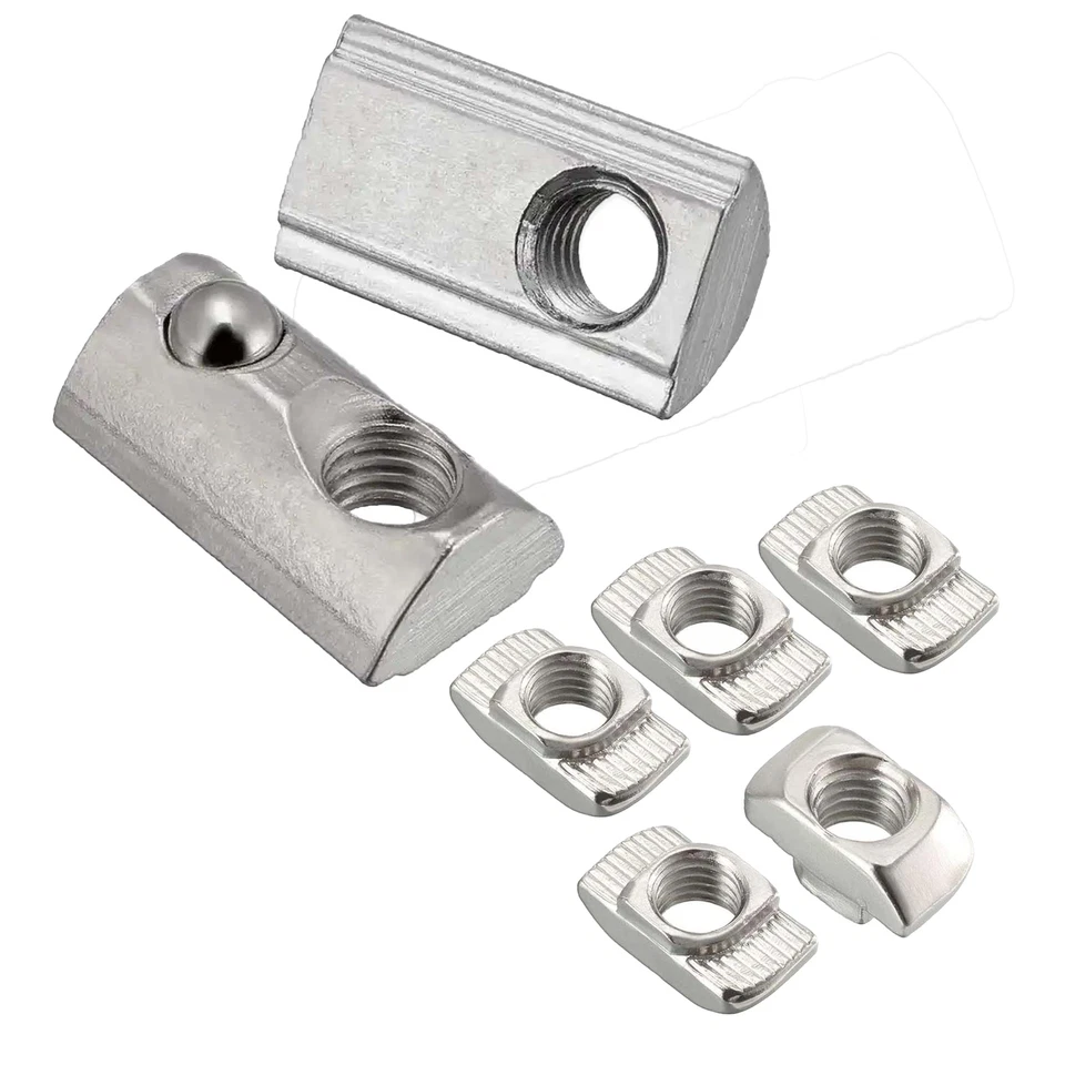 Hammermutter Nutenstein Nut 6 8 10, M3 M4 M5 M6 M8 T-Nut Alu Profil - Bild 1 von 4