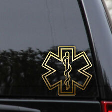 Star of Life EMT Decal Sticker EMS Ambulance Medical Emergency Paramedic Window