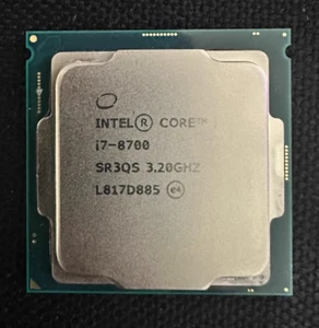 Intel Core i7-8700 LGA1151 6C/12T 3.20GHz 12MB 65W CPU Processor - Picture 1 of 1