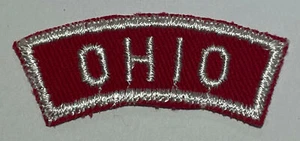 RED and WHITE STATE STRIP FROM OHIO RWQS RWS TT5 - Picture 1 of 1
