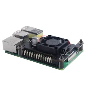 Nuevo módulo de aislamiento PoE HAT con ventilador de refrigeración utilizado para Raspberry Pi 3B + / 4B - Imagen 1 de 9