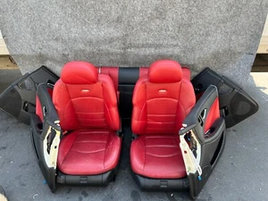MERCEDES W219 CLS63 AMG SPORT LEATHER INTERIOR SEAT SEATS DOOR PANEL SET OEM - Picture 1 of 12