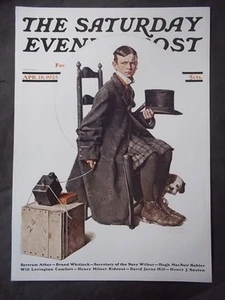 Samstagabendpost 18. April 1925 Norman Rockwell (NUR COVER) Nachdruck - Bild 1 von 1