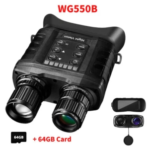 WG550B HD Night Vision Binoculars Cameras Telescope IR 500M With Night Goggles - Picture 1 of 6