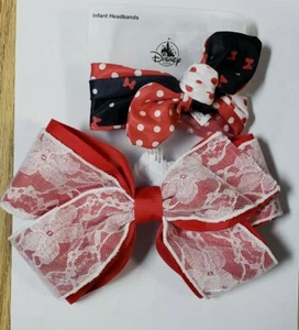 Diademas, lazos para bebés Minnie Mouse de los parques de Disney - Imagen 1 de 2