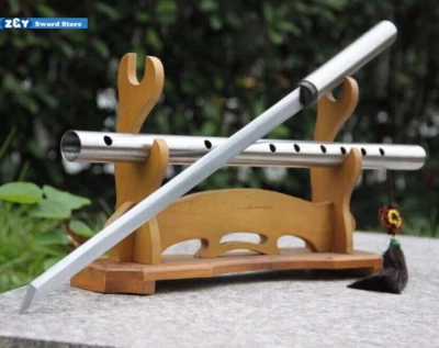 Hermosa espada afilada china corta de acero al manganeso de hoja de acero Dao SAYA Foto 1 de 4