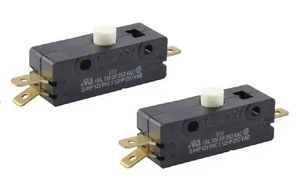 2 Momentschalter, 15A, 125/250V, Kunststoff/Stahl Gehäusematerial, schwarz 2828-MSU - Bild 1 von 5
