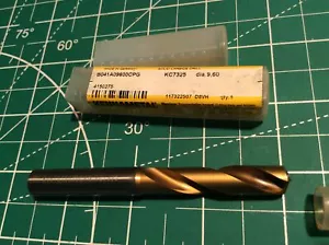 1 pc 9.6mm Solid Carbide Drill Kennametal B041A09600CGP KC7325 (189) - Picture 1 of 3