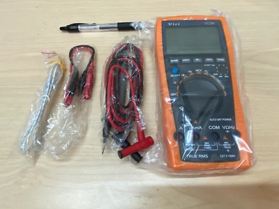 Vici VC99 Auto Range LCD Digital Multimeter True RMS 6000 Counts