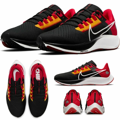 Kansas City Chiefs Nike NFL Air Zoom Pegasus 38 Men's Running Shoes Sneaker NFL Cover