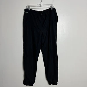 Lacoste Track Pants Mens Solid Black 2XL 7 - Picture 1 of 6