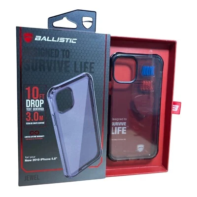 Funda iPhone 11 Pro Transparente Negra Joya Balística Moda Estilo Translúcido Foto 1 de 4