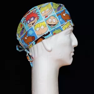 Rugrats Characters on Filmstrip Theme Scrub Hat - Picture 1 of 1
