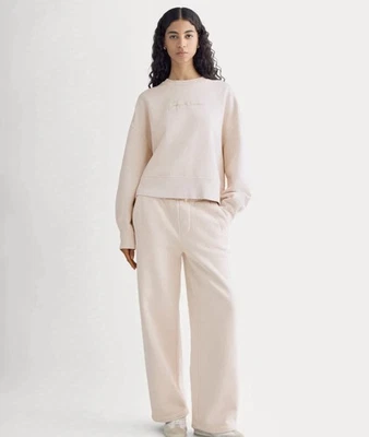 NWT Everlane X The Laufey Foundation Wide-Leg Sweatpant - Pale Peony -XXL - Image 1 of 4