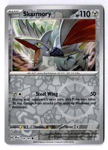 Skarmory Reverse Holo Common SV08: Surging Sparks 124/191 NM - Picture 1 of 2
