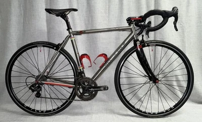 Titanium (custom) Road Bike, Campagnolo Chorus 11 Custom Wheelset Gatorskins 3T - Image 1 of 4