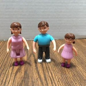 3 Puppenhaus Kid Connection Figuren Mama Papa Tochter Konvolut liebevolle Familie verbunden - Bild 1 von 6