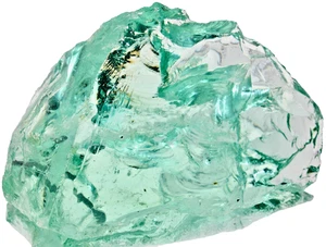 Green Obsidian Slag Glass Mexico Raw Natural Rough Crystal Mineral Rock 6 Oz. - Picture 1 of 17