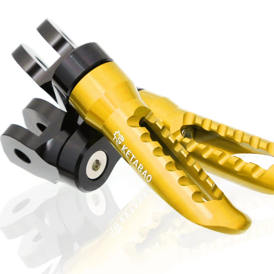 Clavijas delanteras BOB doradas 25 mm ajustables para Honda CB600F Hornet 98-06 05 04 Foto 1 de 4