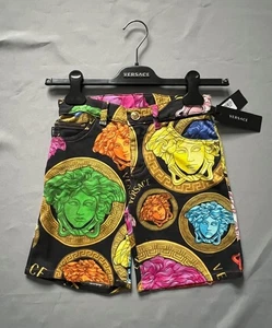 NWT VERSACE Kids BOYS MEDUSA AMPLIFIED PRINT SHORTS 6 years SZ 6A 116 Italy - Bild 1 von 14