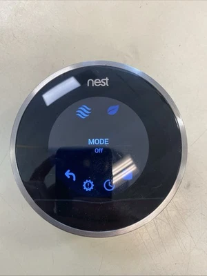 Nest 1st Generation Learning Silver Programmable Thermostat - Image 1 of 4