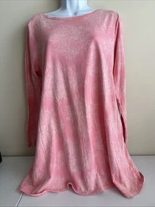 Top túnica J. Jill Pure Jill para mujer talla L súper suave blanco aspecto esponja Pima - Imagen 1 de 7