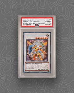 2022 YU-GI-OH! #EN177 POWER TOOL DRAGON HIDDEN ARSENAL CHAPTER 1 PSA 10 - Picture 1 of 2