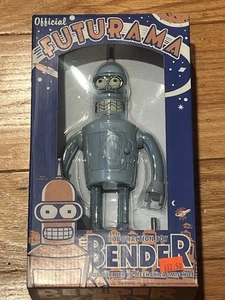 NEW Rocket Futurama Gray BENDER Super Heavyweights Die-Cast Collectible VTG 2005 - Picture 1 of 4