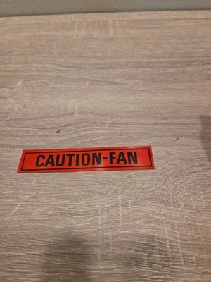 1967-1975 Mercury Cougar Cyclone Montego Comet Marquis Marauder ventilador de precaución  Foto 1 de 4