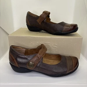 Taos Bravo Whiskey Multi Leather Mary Jane Shoes Size 8 EU 39 - BRV-13241 - Picture 1 of 10