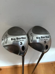 Callaway Big Bertha Steelhead Golf Clubs 3-Wood 5-Wood Wood Set Ladies Gems - Picture 1 of 14