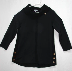 Habitat Clothes To Live In Mixed Wasserfallausschnitt Tunika Langarm Strukturstrick L - Bild 1 von 7