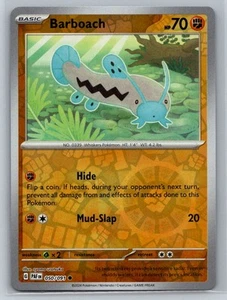 Barboach #050/091 SV: Paldean Fates Reverse Holo Common - Pokemon Cards H5 - Picture 1 of 2