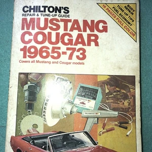 Chiltons Repair & Tune-Up Gulde Mustang Cougar 1965-73 - Foto 1 di 5