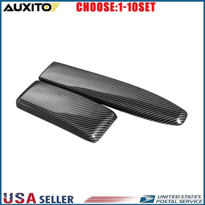 Cubierta de caja reposabrazos de fibra de carbono para Mercedes Clase C W204 C300 C63 08-14 1-10X Foto 1 de 4